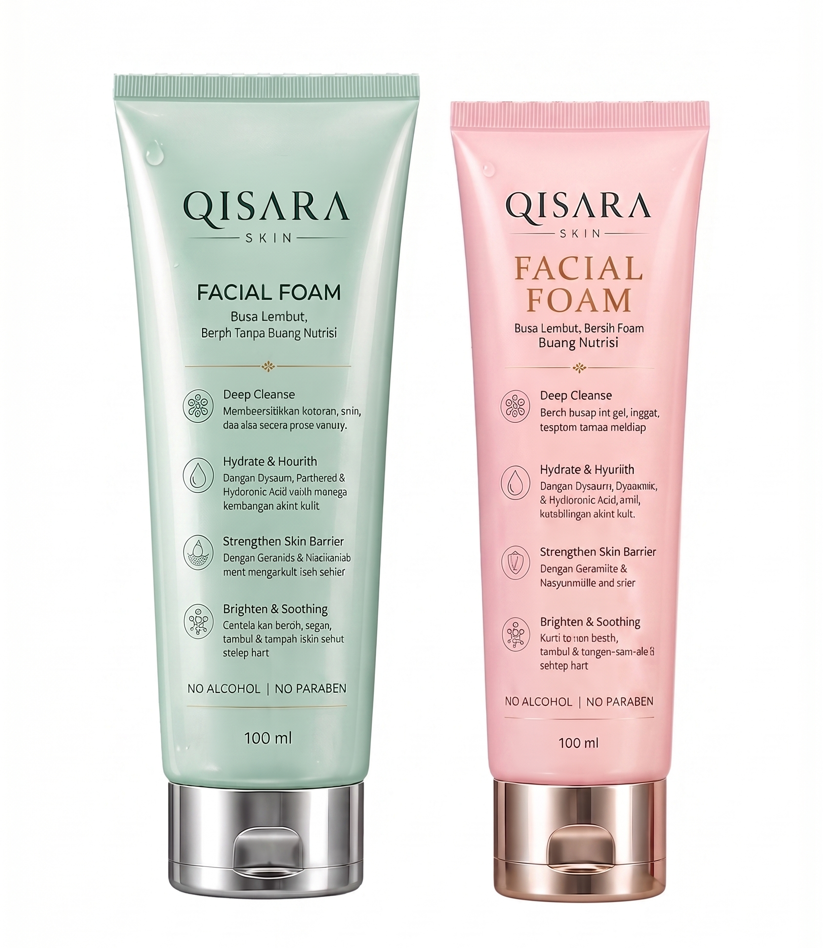 Qisara Skin Gentle Cloud Foam Facial Wash